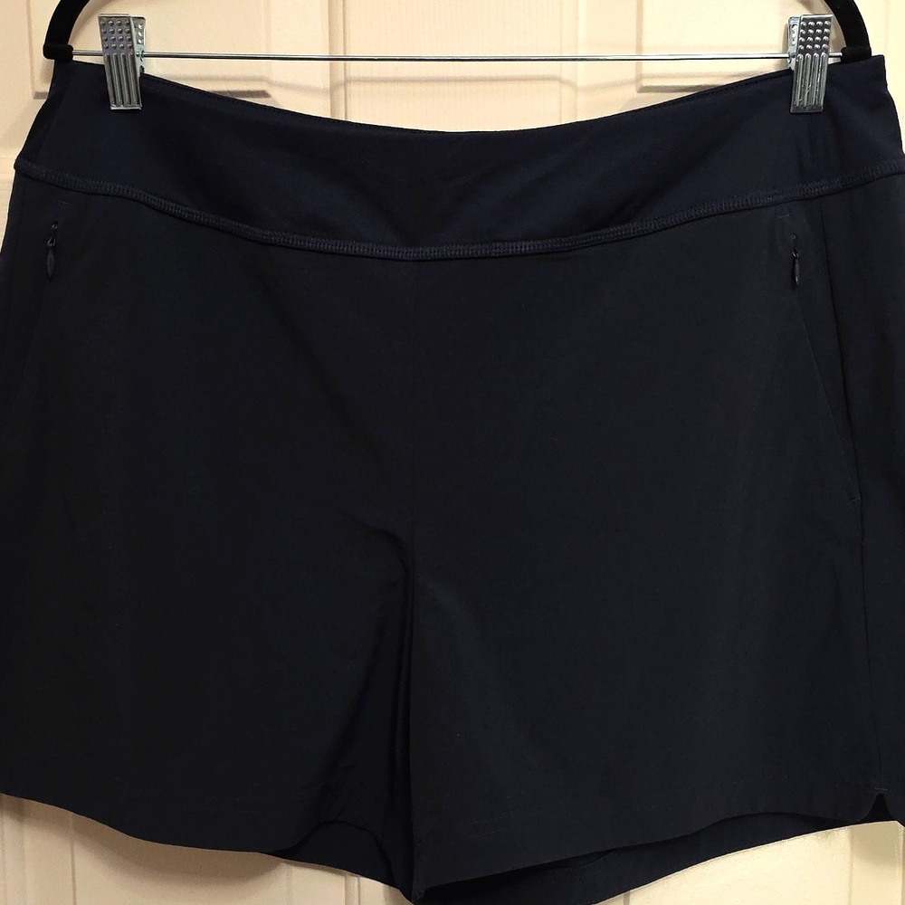 J. Jill FIT Navy Blue Comfy Sport Shorts L 272741